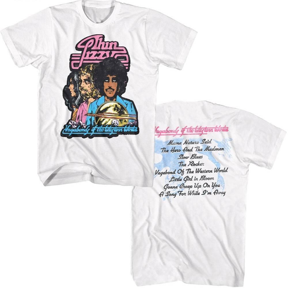 Thin Lizzy Vagabonds Of The Western World Unisex T Shirt 2 Sided - Picture 1 of 4